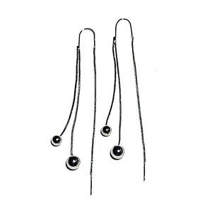 925 silver threader earrings